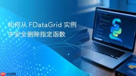 如何从 FDataGrid 实例中安全删除指定函数