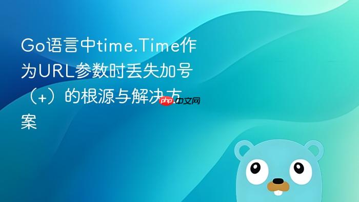 Go语言中time.Time作为URL参数时丢失加号(+)的根源与解决方案