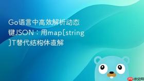 Go语言中高效解析动态键JSON：用map[string]T替代结构体直解