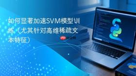 如何显著加速SVM模型训练（尤其针对高维稀疏文本特征）
