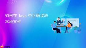 如何在 Java 中正确读取本地文件

