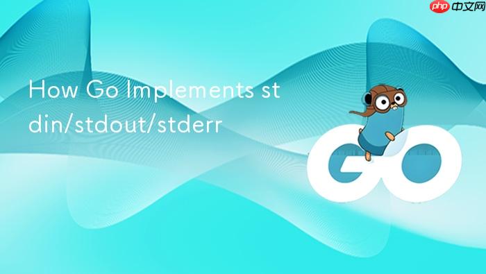How Go Implements stdin/stdout/stderr