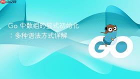 Go 中数组的显式初始化：多种语法方式详解
