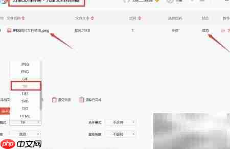 九雷转换器JPEG转TIF教程