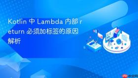 Kotlin 中 Lambda 内部 return 必须加标签的原因解析
