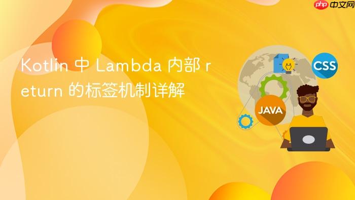 Kotlin 中 Lambda 内部 return 的标签机制详解