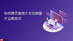 如何跨页面持久化切换图片边框样式