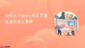 如何从 iframe 向父页面发送自定义事件