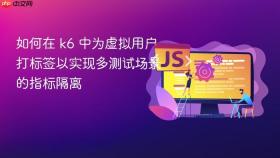 如何在 k6 中为虚拟用户打标签以实现多测试场景的指标隔离