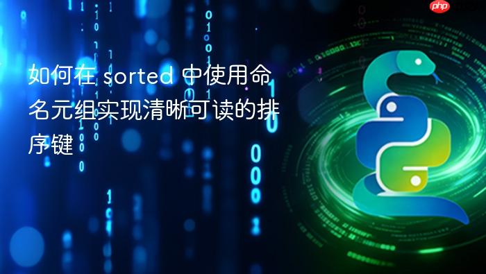 如何在 sorted 中使用命名元组实现清晰可读的排序键