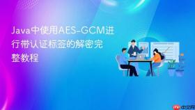 Java中使用AES-GCM进行带认证标签的解密完整教程
