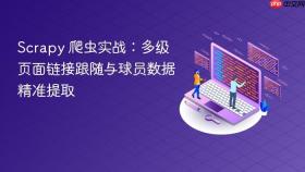 Scrapy 爬虫实战：多级页面链接跟随与球员数据精准提取