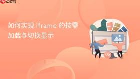 如何实现 iframe 的按需加载与切换显示