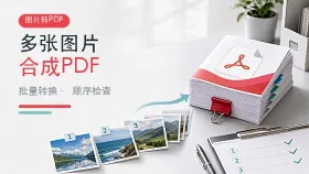 多张图片怎么合成一个PDF?批量转换与顺序检查方法