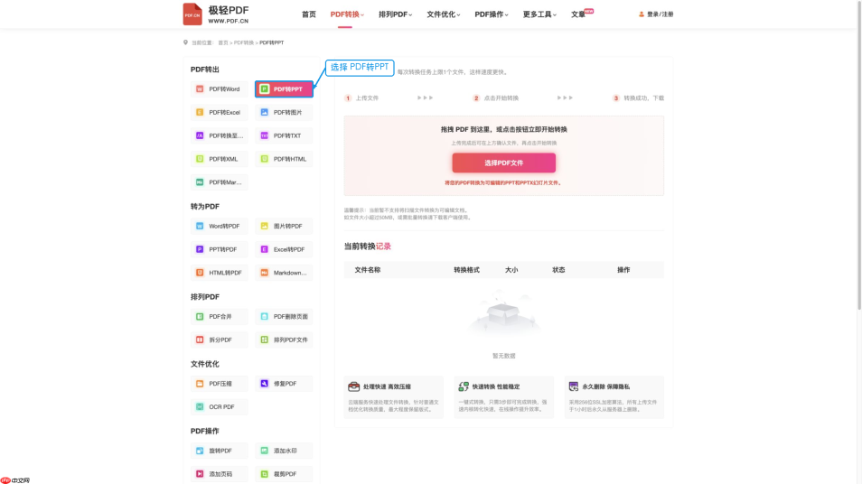 PDF怎么转换成PPT?三种在线工具操作与检查方法