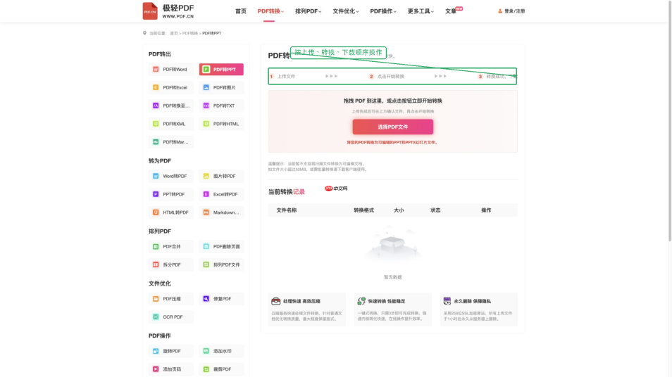 PDF怎么转换成PPT?三种在线工具操作与检查方法