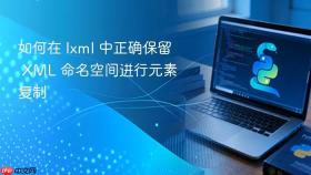 如何在 lxml 中正确保留 XML 命名空间进行元素复制
