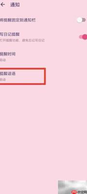 日记提醒设置技巧