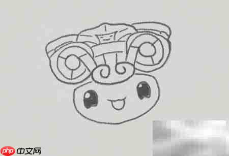 杭州亚运会吉祥物简笔画