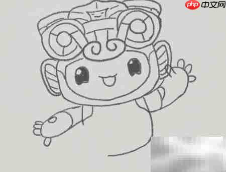 杭州亚运会吉祥物简笔画