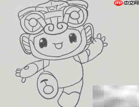 杭州亚运会吉祥物简笔画