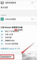 iPhone14 Pro开启iCloud高级保护
