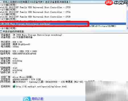 查看U盘芯片与Flash信息