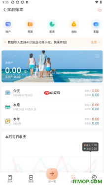随手记手机版设置新建一个家庭账本的方法