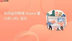 如何监听跨域 iframe 窗口的 URL 变化