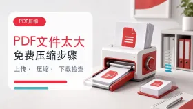 pdf文件太大怎么压缩?免费在线压缩pdf的操作步骤