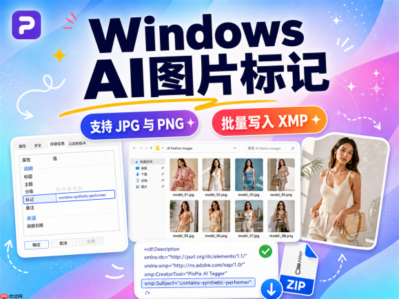 Windows电脑怎么给亚马逊AI图片添加contains-synthetic-performer?