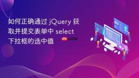 如何正确通过 jQuery 获取并提交表单中 select 下拉框的选中值

