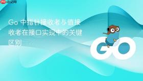 Go 中指针接收者与值接收者在接口实现中的关键区别
