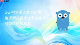 Go 中常量的算术运算:编译期高精度计算与运行时类型转换机制
