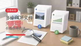 多个PDF文件怎么免费合并？极轻PDF在线合并方法