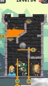 gold hero rescue第54关通关攻略