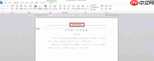 office2010如何插入页眉-office2010插入页眉的方法