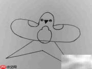 风筝飞翔绘画教程