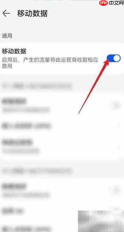鸿蒙3.0开启移动数据指南