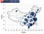 如何用excel制作中国地图背景效果的气泡图