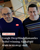 哈萨比斯过河拆桥？诺奖项目背后的AlphaFold团队被拆散了