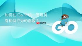 如何在 Go 中统一管理具有相似行为的函数？

