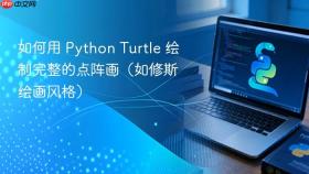如何用 Python Turtle 绘制完整的点阵画(如修斯绘画风格)