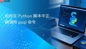如何在 Python 脚本中正确调用 psql 命令