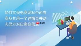 如何实现电商网站中所有商品共用一个详情页并动态显示对应商品信息