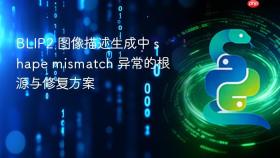 BLIP2 图像描述生成中 shape mismatch 异常的根源与修复方案

