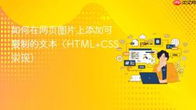 如何在网页图片上添加可复制的文本(HTML+CSS 实现)