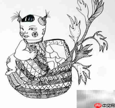 端午福娃简笔画教程