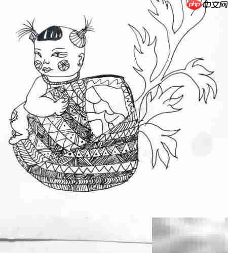 端午福娃简笔画教程