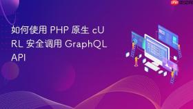 如何使用 PHP 原生 cURL 安全调用 GraphQL API